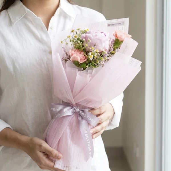 Soft Symphony (Peony Bouquet) - Standard
