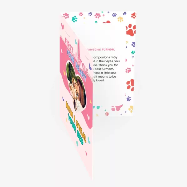 Personalized Furmom's Greeting Card - Standard Message