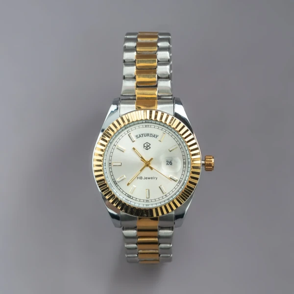 Corwinne Two-Tone Date Watch - Standard