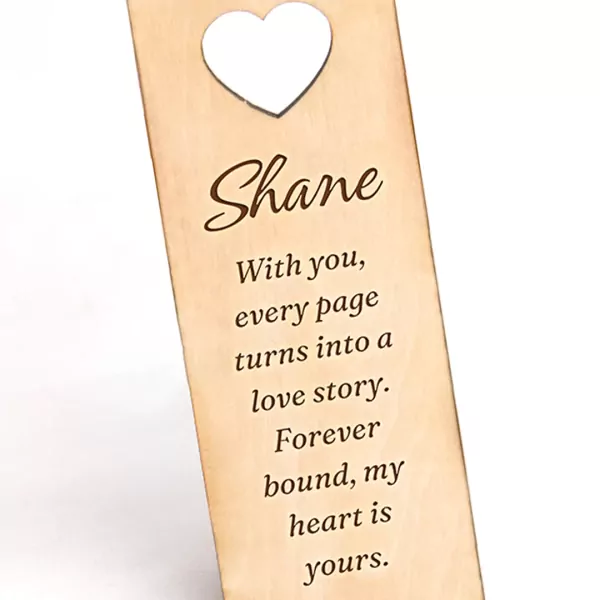 Personalized Wooden Bookmark - default