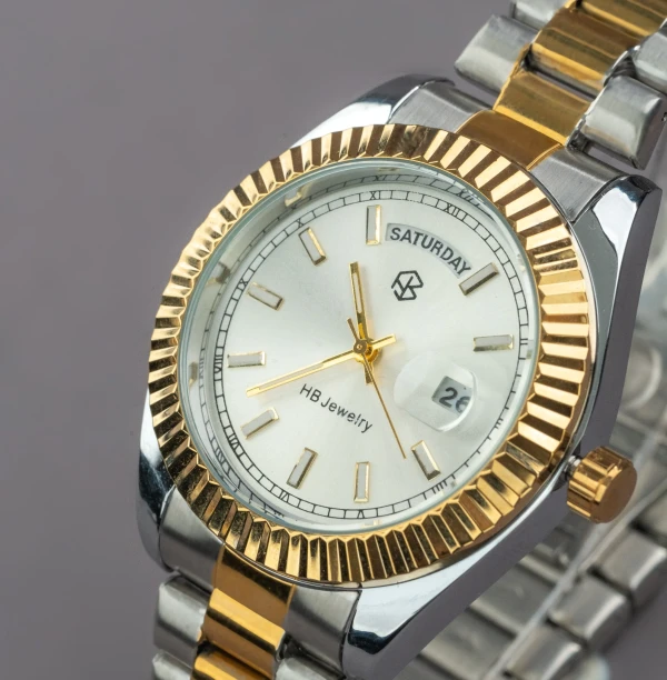Corwinne Two-Tone Date Watch - Standard