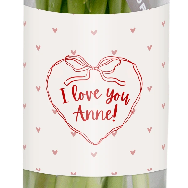 I Love You Cylindrical Vase - Medium