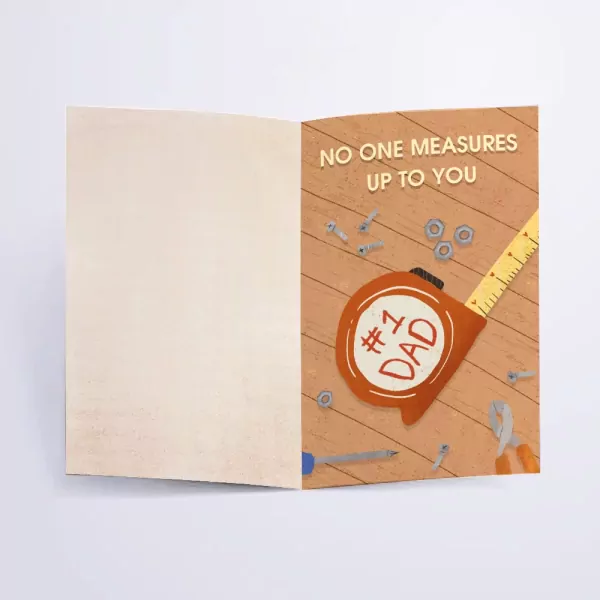 To the Best Dad Giant Card - Standard