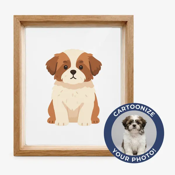 Clear Frame Cartoonized Portrait 1