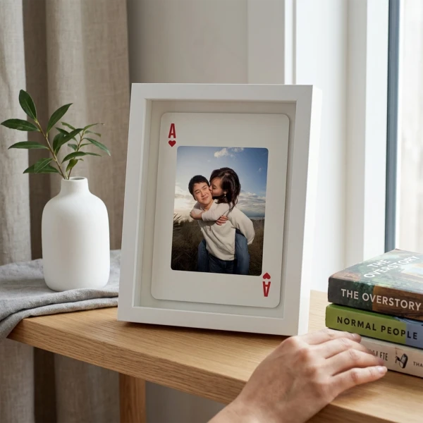 Ace of Hearts Custom Photo Frame - Standard