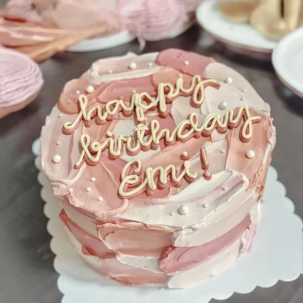 Pink Palette Message Cake - default