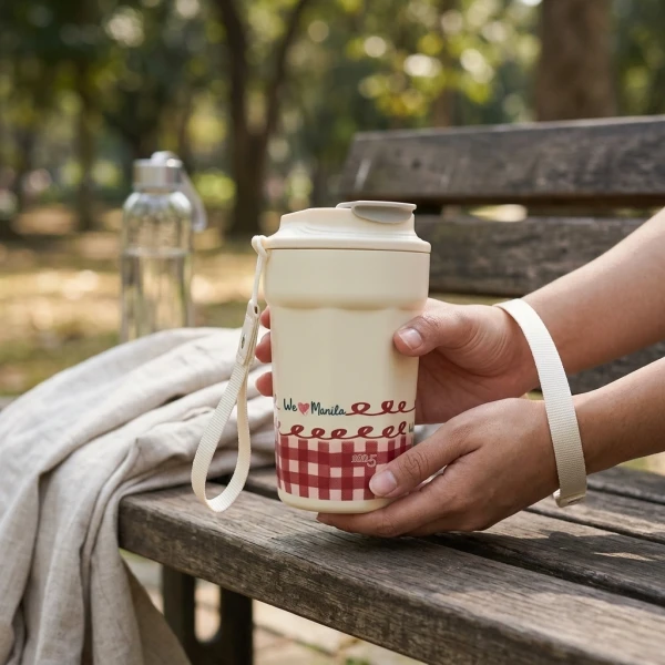 Manila Rhythm Tumbler - Red Gingham