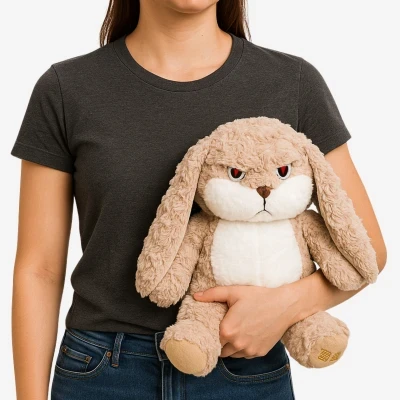 Grumpy Bunny Plushie