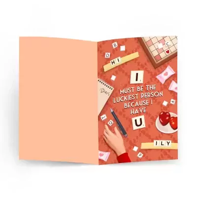 Love Scrabble Giant Card - Standard