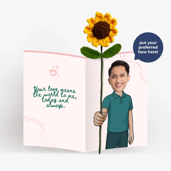 A Flower For You Greeting Card - Standard
