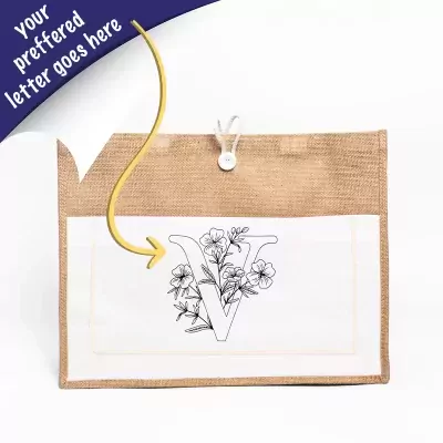Monogram Abaca Tote Bag - Standard