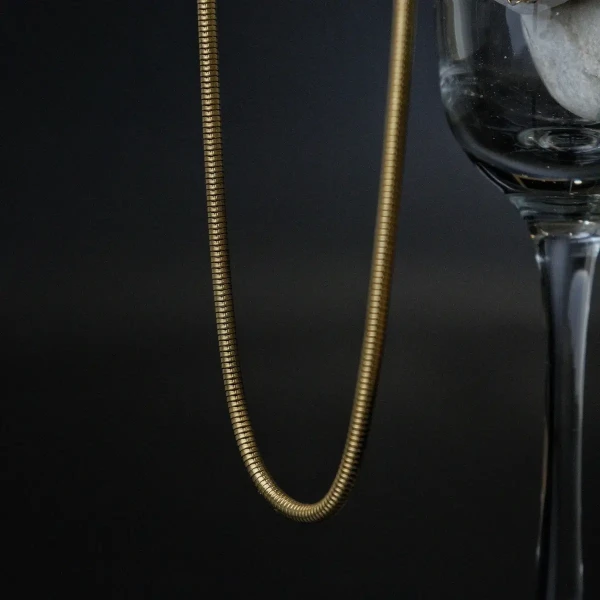 Beaumont Round Gold Chain Necklace - Standard