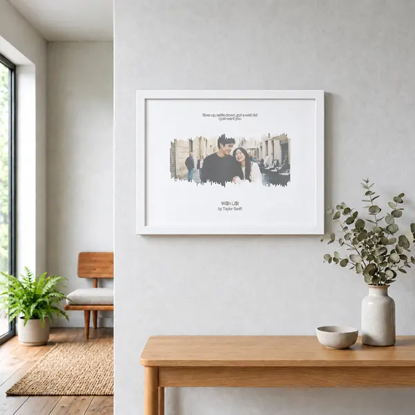 Personalized Photo Soundwave Frame 4