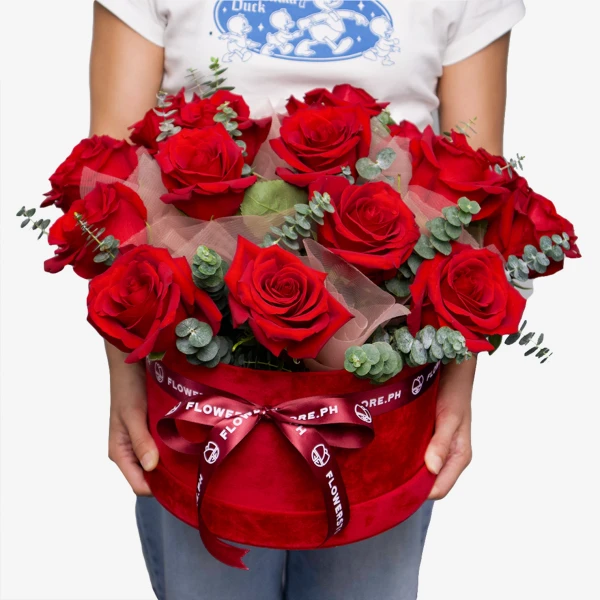 Red Velvet Vows (16 Ecuadorian Roses) - Standard