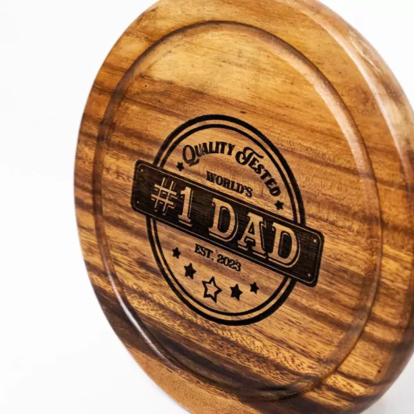 World's #1 Dad Charcuterie Board - default