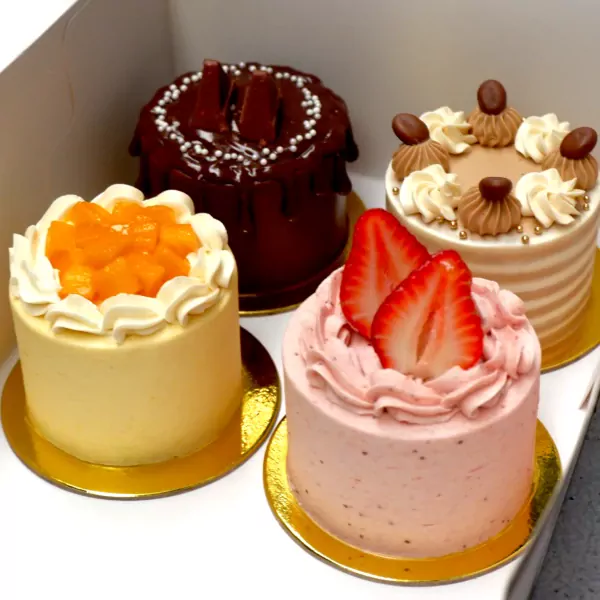 Cakelets in a Box - Box of 4 - Flavor Set 1