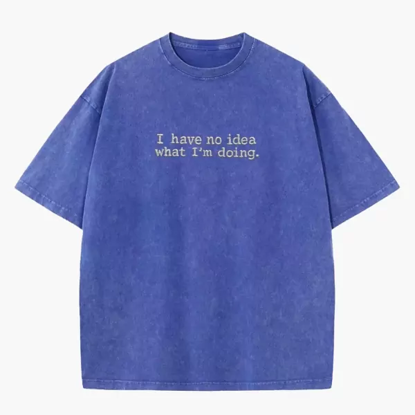 No Idea Shirt - Washed Blue