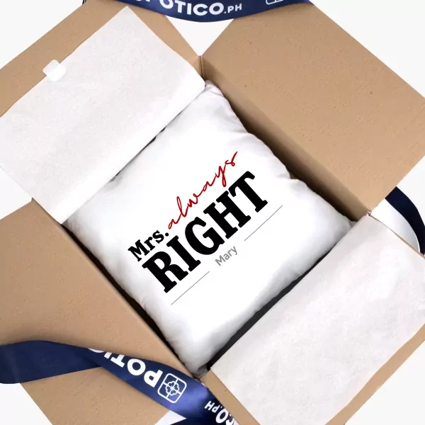 Personalized Right Pillow - Standard