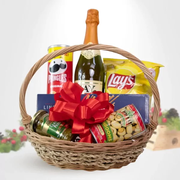 Italian Sparkle - Rattan Basket