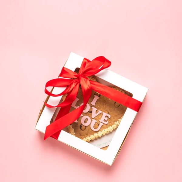 Golden Love Cookie Cake - Standard