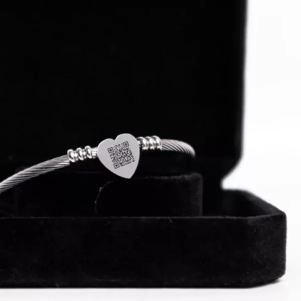 Amore Bangle - Silver
