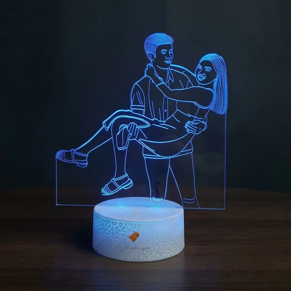 Customized Lamp (Crackle Base) - Standard