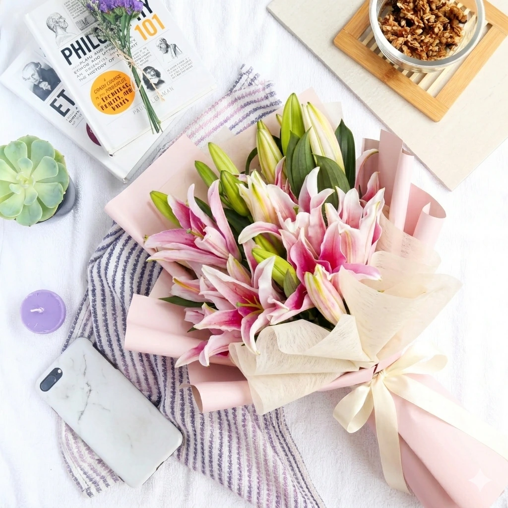 Beautiful fresh flower bouquet delivery