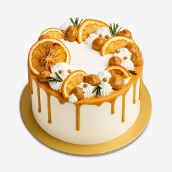 Sea-Salt Chocolate Salted Caramel Cake