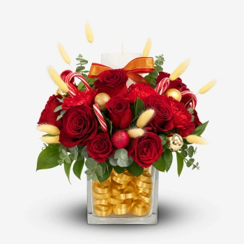 Cheerful Holiday Blooms