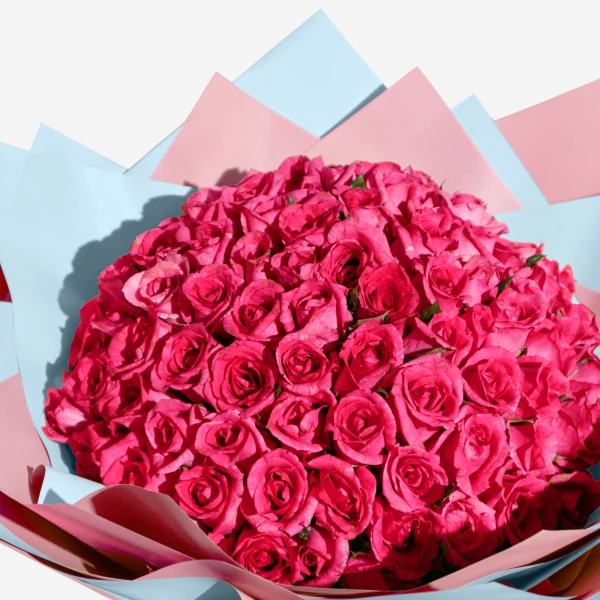 Boundless Romance (99 Pink Roses) - Standard