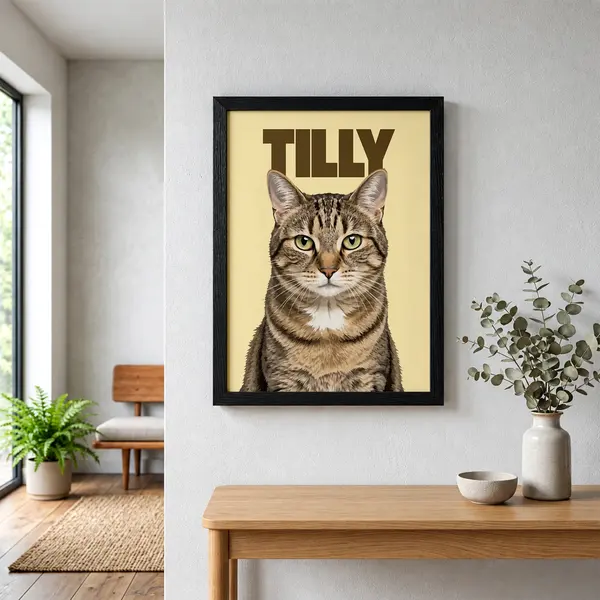 Personalized Pet Vector Poster 3