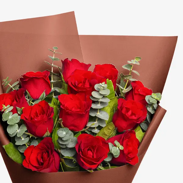Twelve Rose Bouquet 2