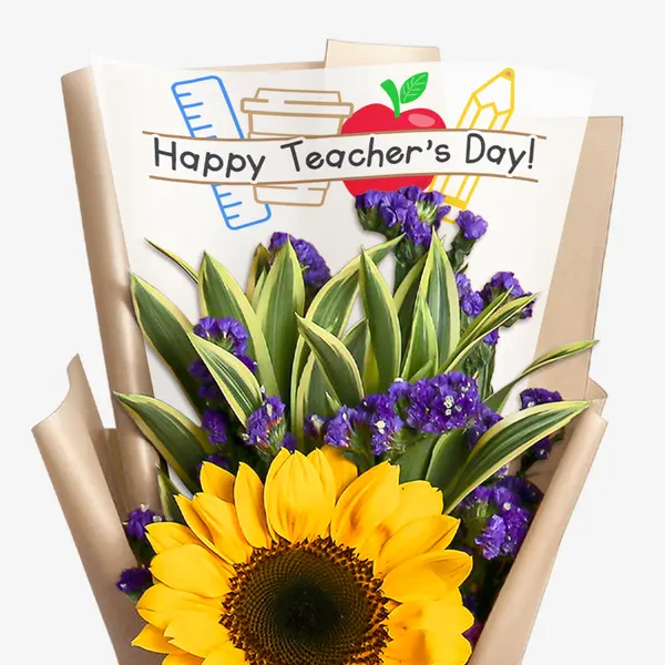 3 Sunflowers Bouquets for Teachers 2