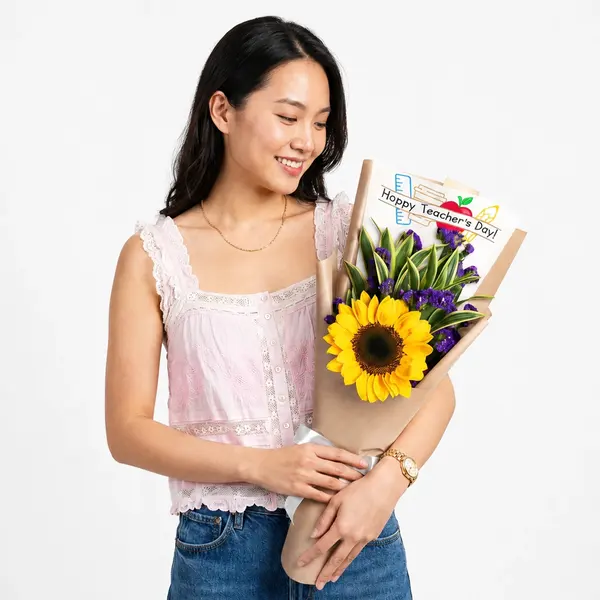3 Sunflower Bouquets for Teachers 3