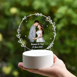 Customize Eternal Glow Photo Stand