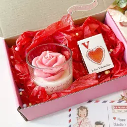 Rose Candle Set