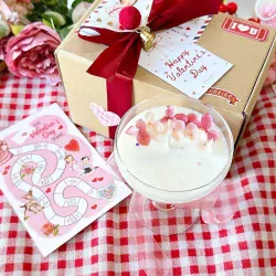 Flower Petals Candle Set