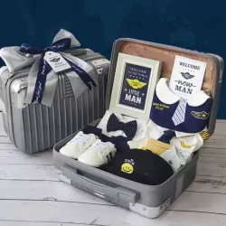 Fly High Little Pilot Baby Gift Set