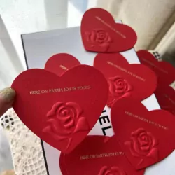 Red Heart Card