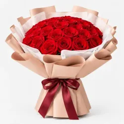 30 Red Roses Velvet Passion Love Eternal