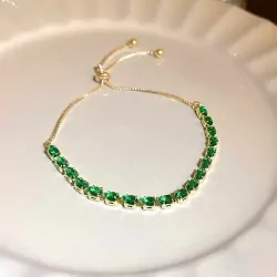 Emerald Tennis Bracelet