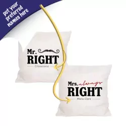 Personalized Right Pillow