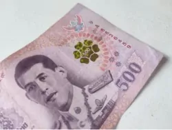 Add 500 Baht.