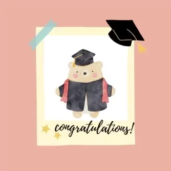 Graduation Card (9x5.5 cm)