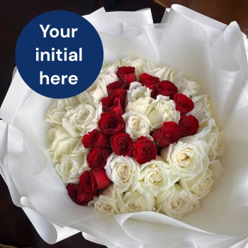 Personalized Initial Bouquet