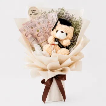 Graduation Teddy Bouquet