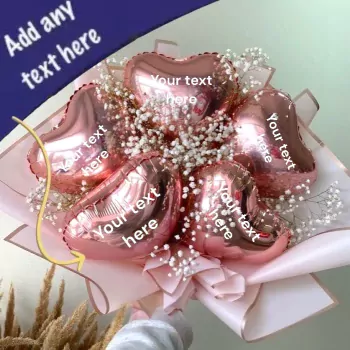 Rose Gold Balloon Bouquet