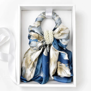 Blue Scarf Malai