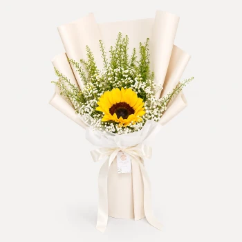 Radiant Sunflower Delight Bouquet