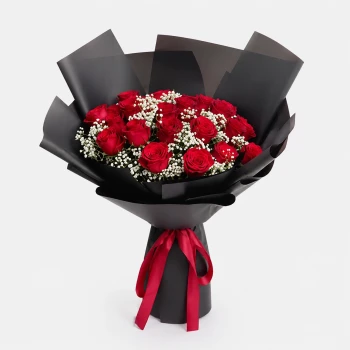 Midnight Winter 24 Red Roses
